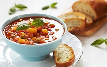 Itališka daržovių sriuba Minestrone